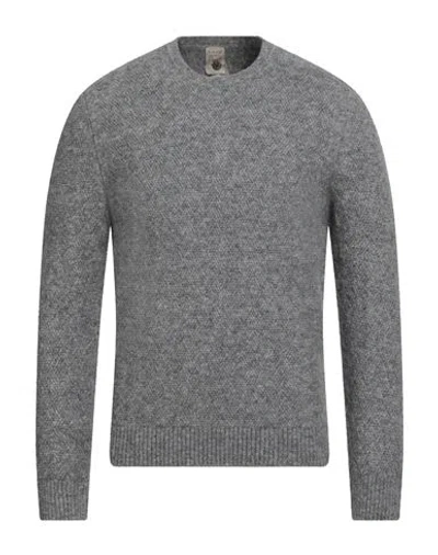 H953 Man Sweater Grey Size 36 Cotton, Baby Alpaca Wool, Polyamide, Merino Wool, Elastane In Gray