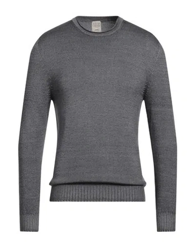 H953 Man Sweater Grey Size 36 Merino Wool In Gray