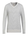 H953 Man Sweater Grey Size 38 Merino Wool In Gray