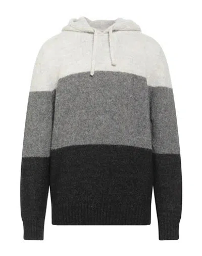 H953 Man Sweater Grey Size 44 Alpaca Wool, Wool In Gray
