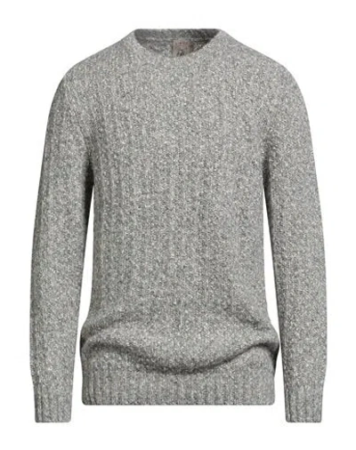 H953 Man Sweater Grey Size 44 Cotton, Polyacrylic, Alpaca Wool, Polyamide, Merino Wool In Gray