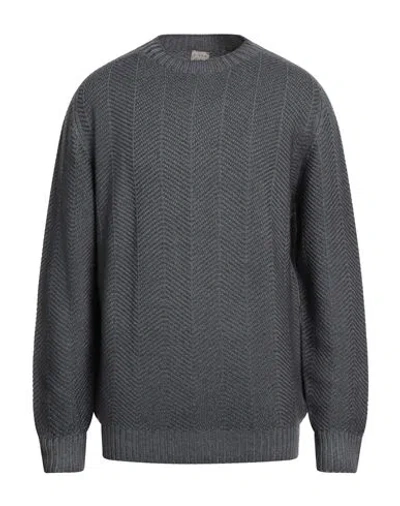H953 Man Sweater Grey Size 44 Merino Wool In Gray