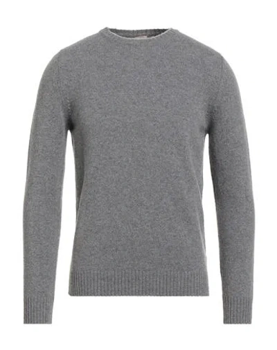 H953 Man Sweater Grey Size 46 Merino Wool In Gray