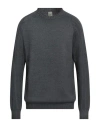 H953 Man Sweater Grey Size 46 Merino Wool In Gray
