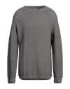 H953 Man Sweater Grey Size 48 Merino Wool