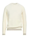 H953 Man Sweater Ivory Size 40 Wool, Polyamide, Elastane In Multi