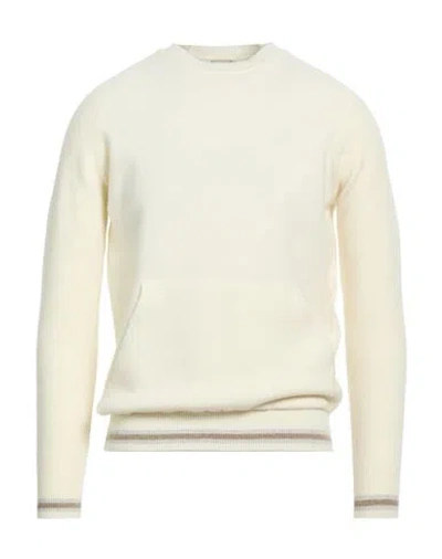 H953 Man Sweater Ivory Size 40 Wool, Polyamide, Elastane In Multi
