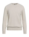 H953 Man Sweater Ivory Size 44 Merino Wool, Cashmere In White