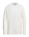 H953 Man Sweater Ivory Size 46 Merino Wool In Neutral