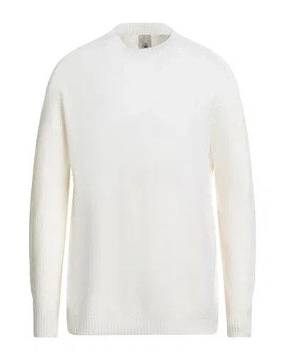 H953 Man Sweater Ivory Size 46 Merino Wool In Neutral
