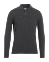 H953 Man Sweater Lead Size 50 Merino Wool In Grey