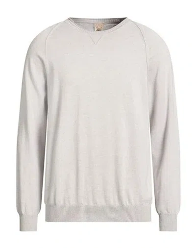 H953 Man Sweater Light Grey Size 42 Cotton In Gray