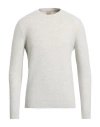 H953 Man Sweater Light Grey Size 42 Merino Wool In Gray