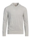 H953 Man Sweater Light Grey Size 44 Cotton In Grey