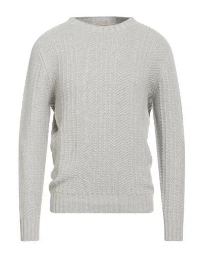 H953 Man Sweater Light Grey Size 44 Merino Wool, Cashmere In Gray