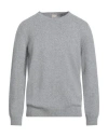 H953 Man Sweater Light Grey Size 44 Wool In Gray