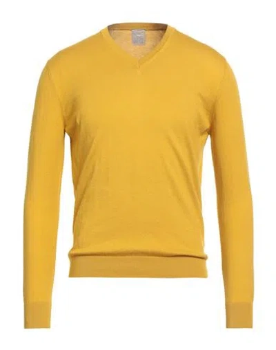 H953 Man Sweater Marigold Size 40 Cotton, Cashmere In Multi