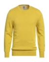 H953 Man Sweater Marigold Size 42 Cotton In Yellow