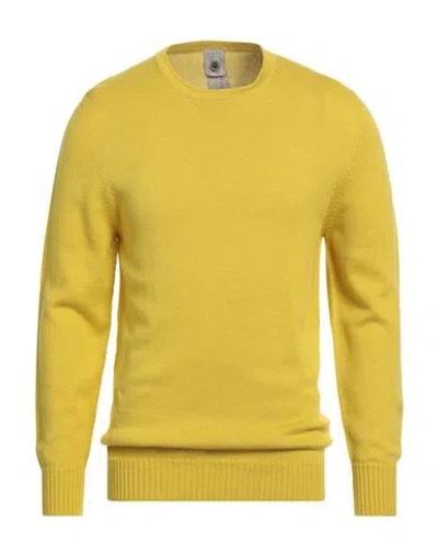 H953 Man Sweater Marigold Size 42 Cotton
