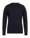H953 Man Sweater Midnight Blue Size 40 Merino Wool