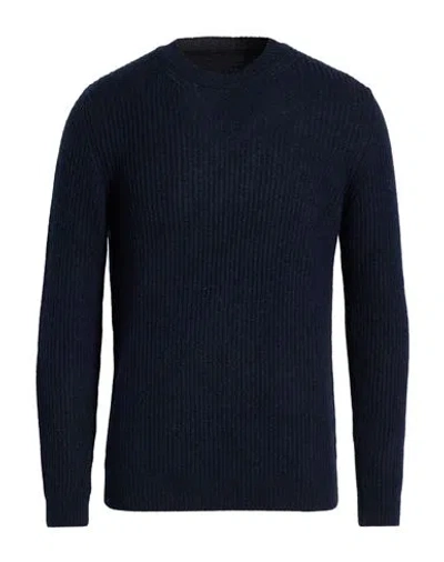 H953 Man Sweater Midnight Blue Size 44 Baby Alpaca Wool, Polyamide, Virgin Wool