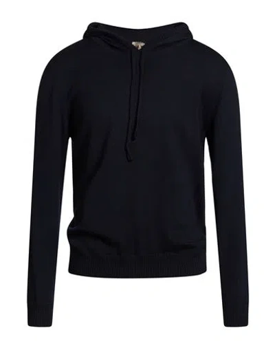H953 Man Sweater Midnight Blue Size 46 Merino Wool