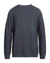 H953 Man Sweater Navy Blue Size 44 Merino Wool