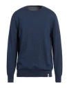 H953 Man Sweater Navy Size 44 Cotton