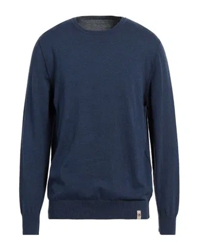 H953 Man Sweater Navy Size 44 Cotton