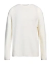 H953 Man Sweater Off White Size 44 Merino Wool In Neutral