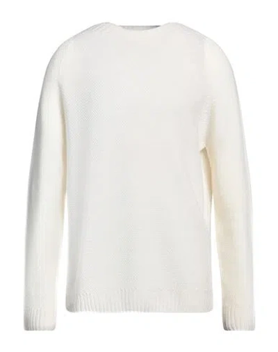 H953 Man Sweater Off White Size 44 Merino Wool In Off White