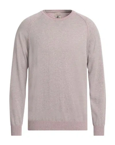 H953 Man Sweater Pink Size 42 Cotton