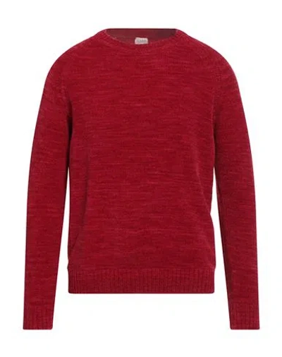 H953 Man Sweater Red Size 40 Cotton