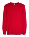 H953 Man Sweater Red Size 46 Merino Wool