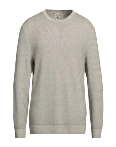 H953 Man Sweater Light Brown Size 44 Merino Wool In Beige