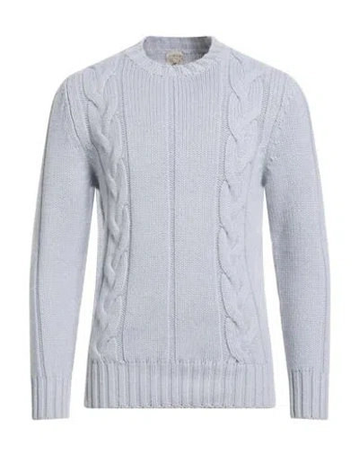 H953 Man Sweater Sky Blue Size 40 Merino Wool, Cashmere