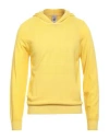 H953 Man Sweater Yellow Size 42 Merino Wool