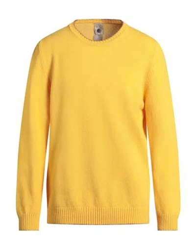 H953 Man Sweater Yellow Size 46 Wool