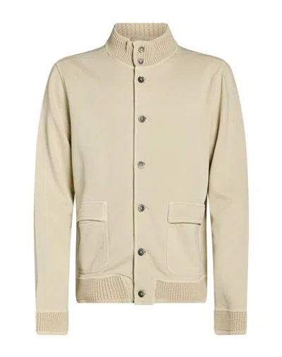 H953 Man Sweatshirt Beige Size 44 Cotton In Neutral
