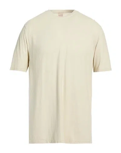 H953 Man T-shirt Beige Size 46 Cotton In Neutral