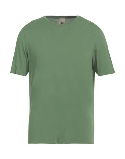 H953 Man T-shirt Green Size 40 Pima Cotton, Modal