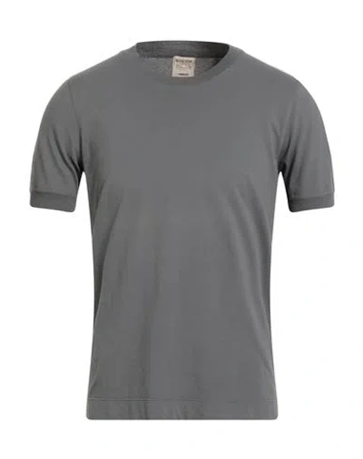 H953 Man T-shirt Grey Size 38 Cotton, Elastane In Gray