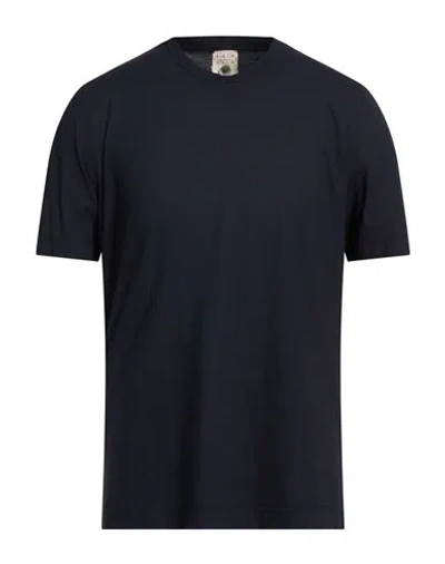 H953 Man T-shirt Navy Size 44 Cotton In Blue