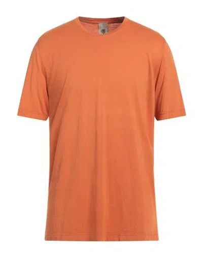H953 Man T-shirt Orange Size 44 Cotton, Modal