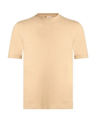 H953 Man T-shirt Sand Size 36 Cotton In Beige