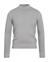 H953 Man Turtleneck Grey Size 36 Merino Wool In Gray
