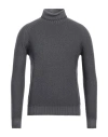 H953 Man Turtleneck Lead Size 44 Merino Wool In Grey