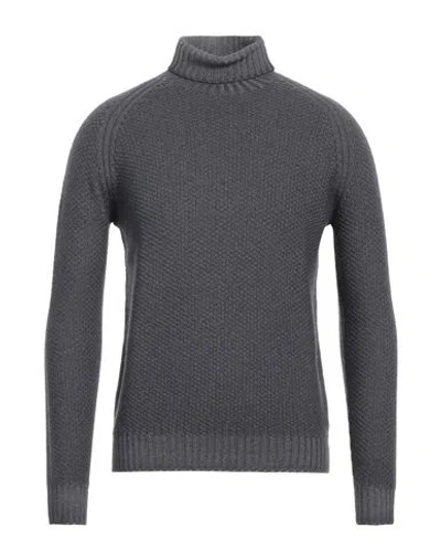 H953 Man Turtleneck Lead Size 44 Merino Wool In Grey