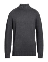 H953 Man Turtleneck Lead Size 42 Merino Wool In Grey