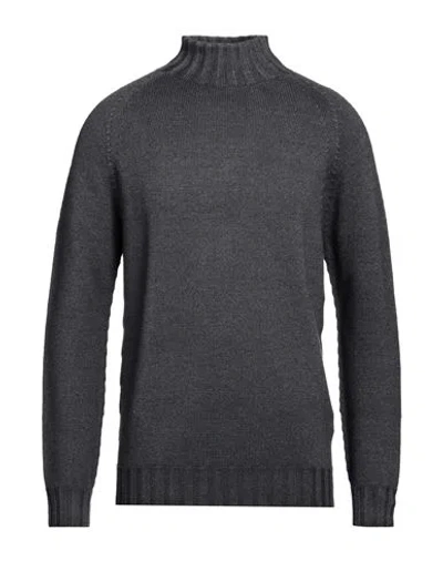 H953 Man Turtleneck Lead Size 42 Merino Wool In Gray